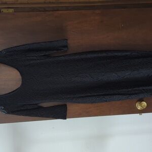 Women's black lace dress size medium